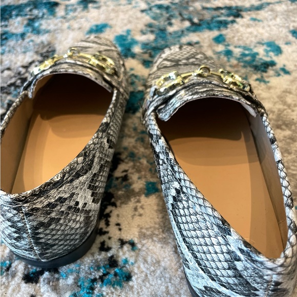 Black & White Slip On Loafer - Picture 2 of 14